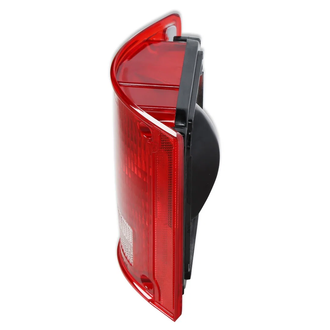 07-107 – HOLLEY Tail Light Lens, Red Lens With Clear Reverse Rectangular Single With Housing/ Mounti - view 2
